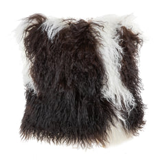 Mongolian Lamb Fur Throw Pillow - New Colors and New Sizes in 16 x 16 inches