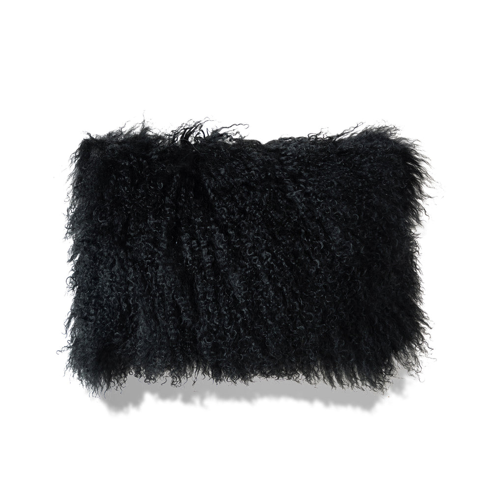 Mongolian Lamb Fur Throw Pillow - New Colors and New Sizes