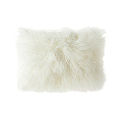 Mongolian Lamb Fur Throw Pillow - New Colors and New Sizes