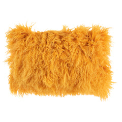 Mongolian Lamb Fur Throw Pillow - New Colors and New Sizes