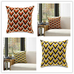 Los Angeles Throw Pillow - Chevron Pattern - 2022 New Collection