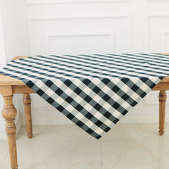 Buffalo Check Table Throw - 100% Cotton Flannel - Size in 50 x 50 inches