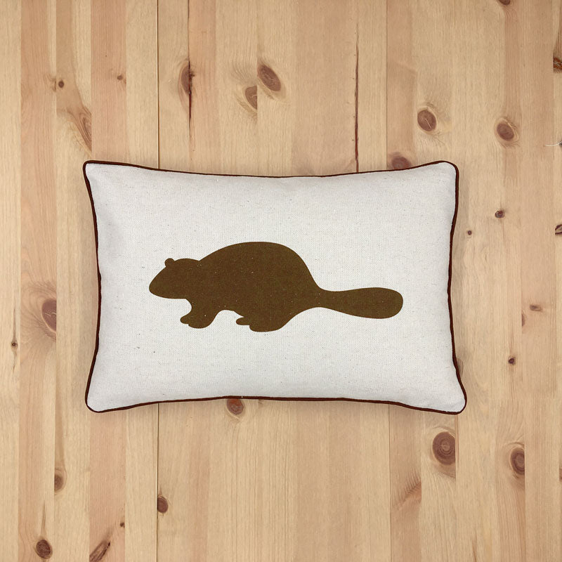Beaver Pillow  - BV1218IC02 - Color Dark Brown