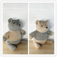 Home Decor - Door Stopper or Decor on Shelves - Bear