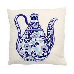 Chinoiserie Pillow - Pillow Cover Only - Color Blue