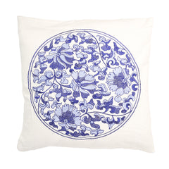 Chinoiserie Pillow - Pillow Cover Only - Color Blue