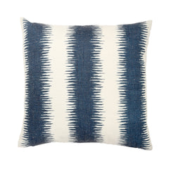 Dallas Throw Pillow - iKat pattern in Denim Color