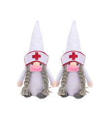 Supporting our frontliner - Christmas Gnomes in male and female image - Price is in set of 2