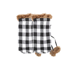 Christmas Decor - Buffalo Check Wine Bag - Two Color Options