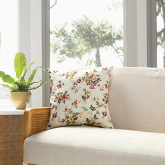 Florence Floral Printing Throw Pillow - Two Size Options - 2022 New Collection