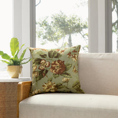 Florence Floral Printing Throw Pillow - Size in 22 x 22 inches - 2022 New Collection
