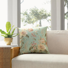 Florence Floral Printing Throw Pillow - Size in 22 x 22 inches - 2022 New Collection