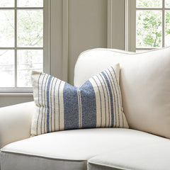 New! - Farm House Contemporary French Stripe- Four Color and Two Size Options