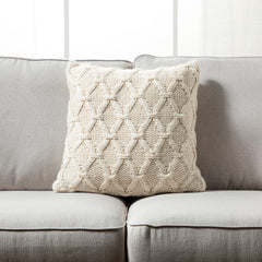 Banff Cable - 2 - Chunky Knit Pillow - New Size and New Color !