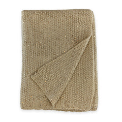 Happy Holiday - Holiday Glitter /Wave Knit Throw