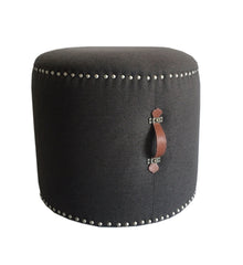 JOHNANSSON OTTOMAN - SKU: HUITXOTJSCG - CHARCOAL GREY-（Stock will arrive in mid/end May 2022）
