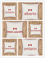 O Canada - Provinces Throw Pillow