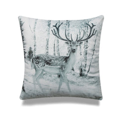 My Cottage Home - Reindeer Throw Pillow - in size 20 x 20 inches