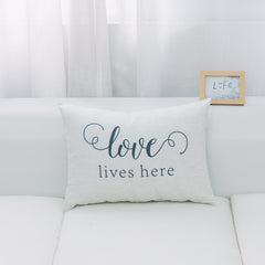 My Cottage Home Throw Pillow -  Size Options - 14 x 20 inches and 18 x 18 inches