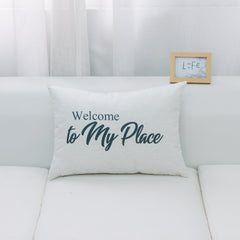 My Cottage Home Throw Pillow -  Size Options - 14 x 20 inches and 18 x 18 inches